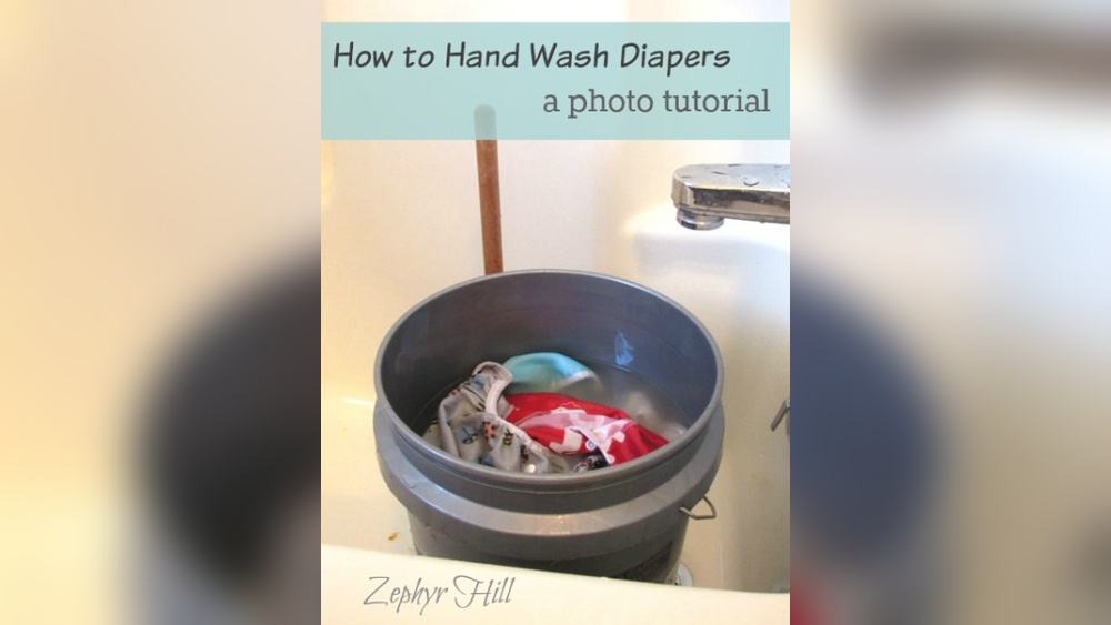 How to Hand Wash Cloth Diapers